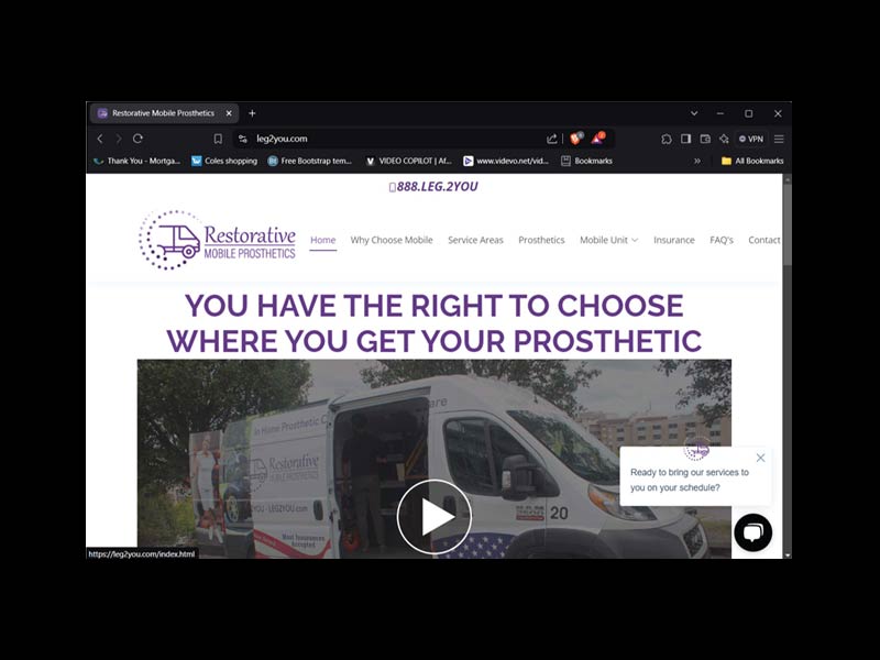 Leg2You Website